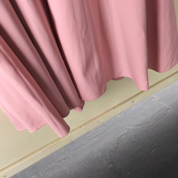 BHLDN Seraphine Crepe Maxi Low Back Bridesmaid Elegant Dress sz 0 Lilac Smoke - Picture 5 of 14